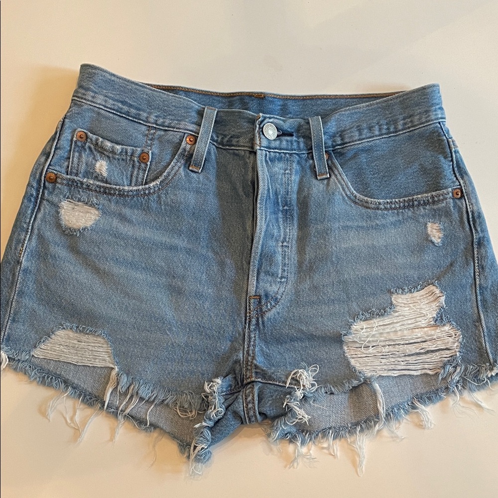 Levi’s cutoff denim shorts